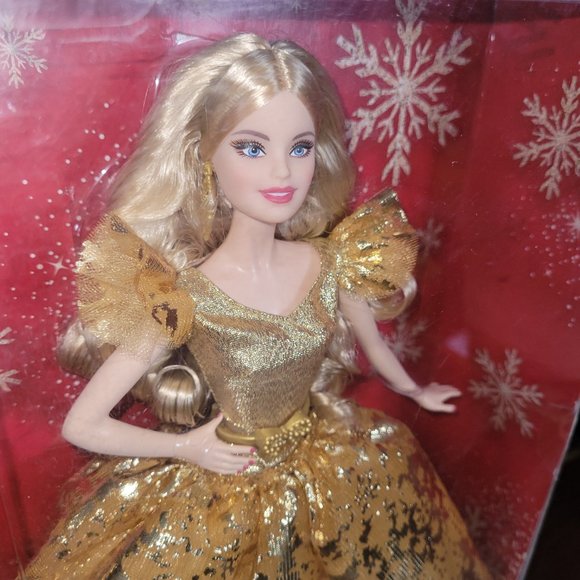 Barbie 2020 Holiday Blonde Barbie, Open Box - Picture 8 of 17